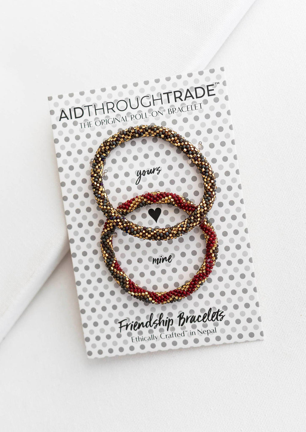Garnet Roll-On® Friendship Bracelets