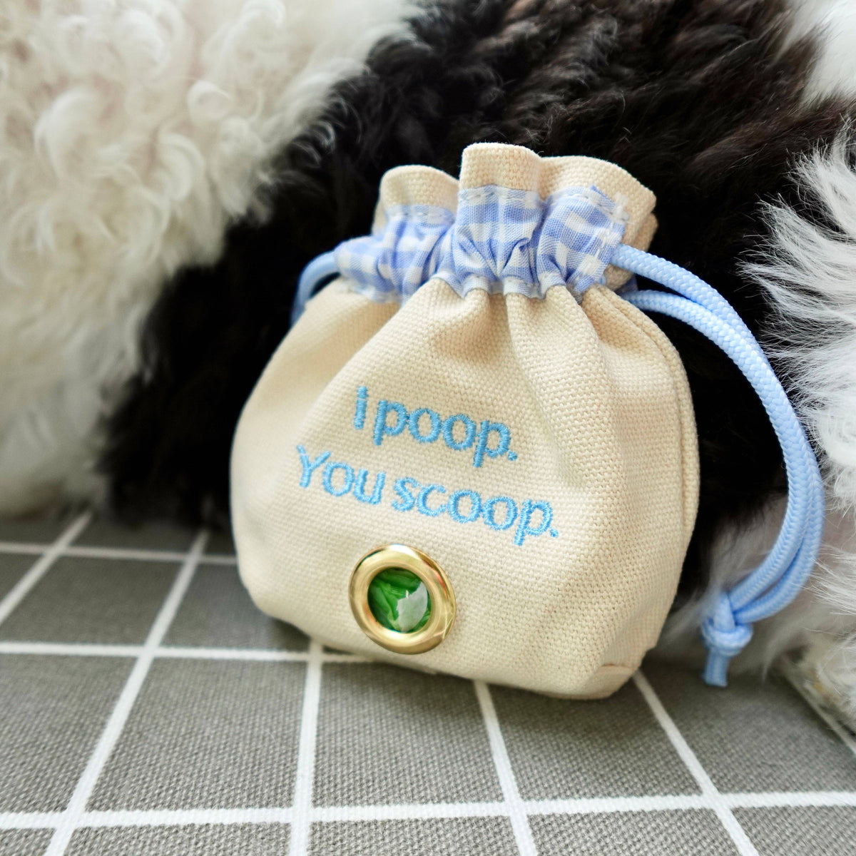 Lucky Pouch Poop Bag Holder | Ocean