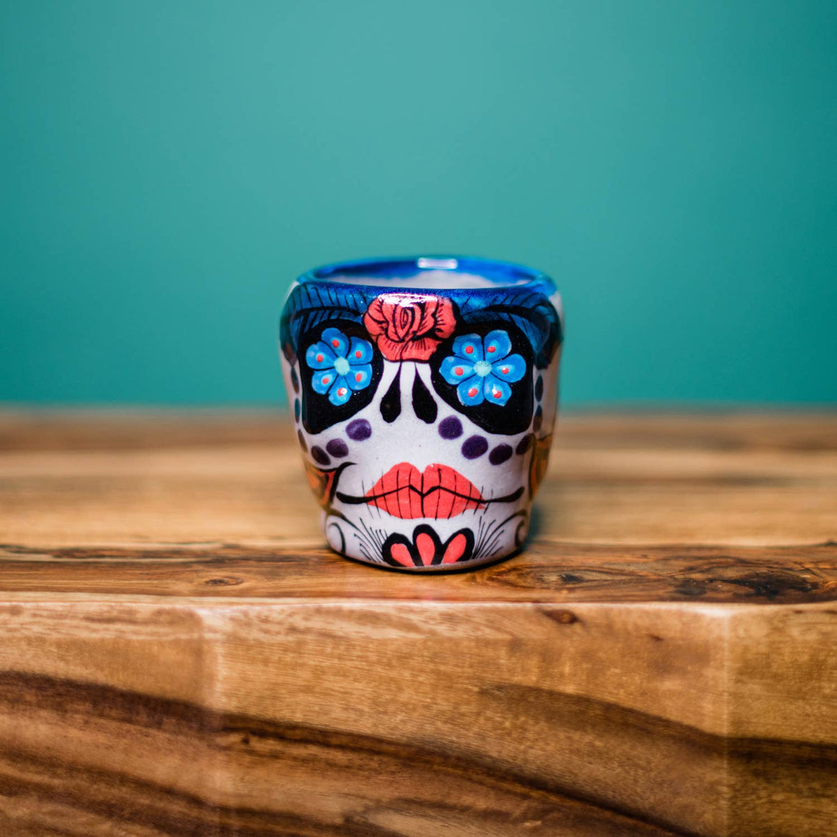 La Catrina Sugar Skull Skeleton Mug - Guatemala