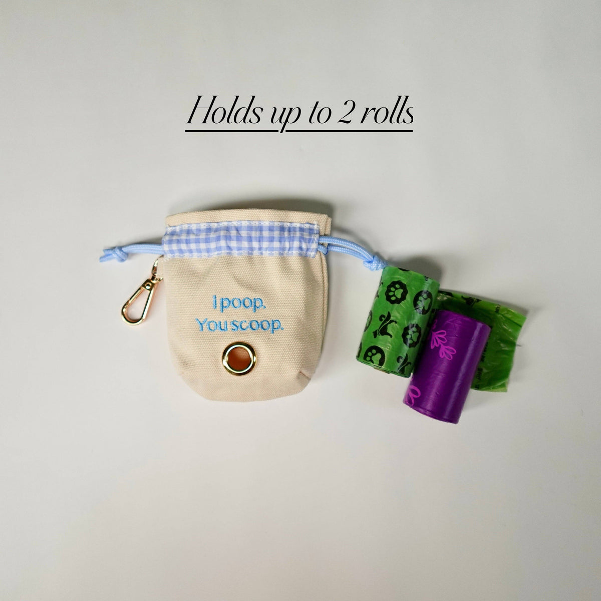 Lucky Pouch Poop Bag Holder | Oat