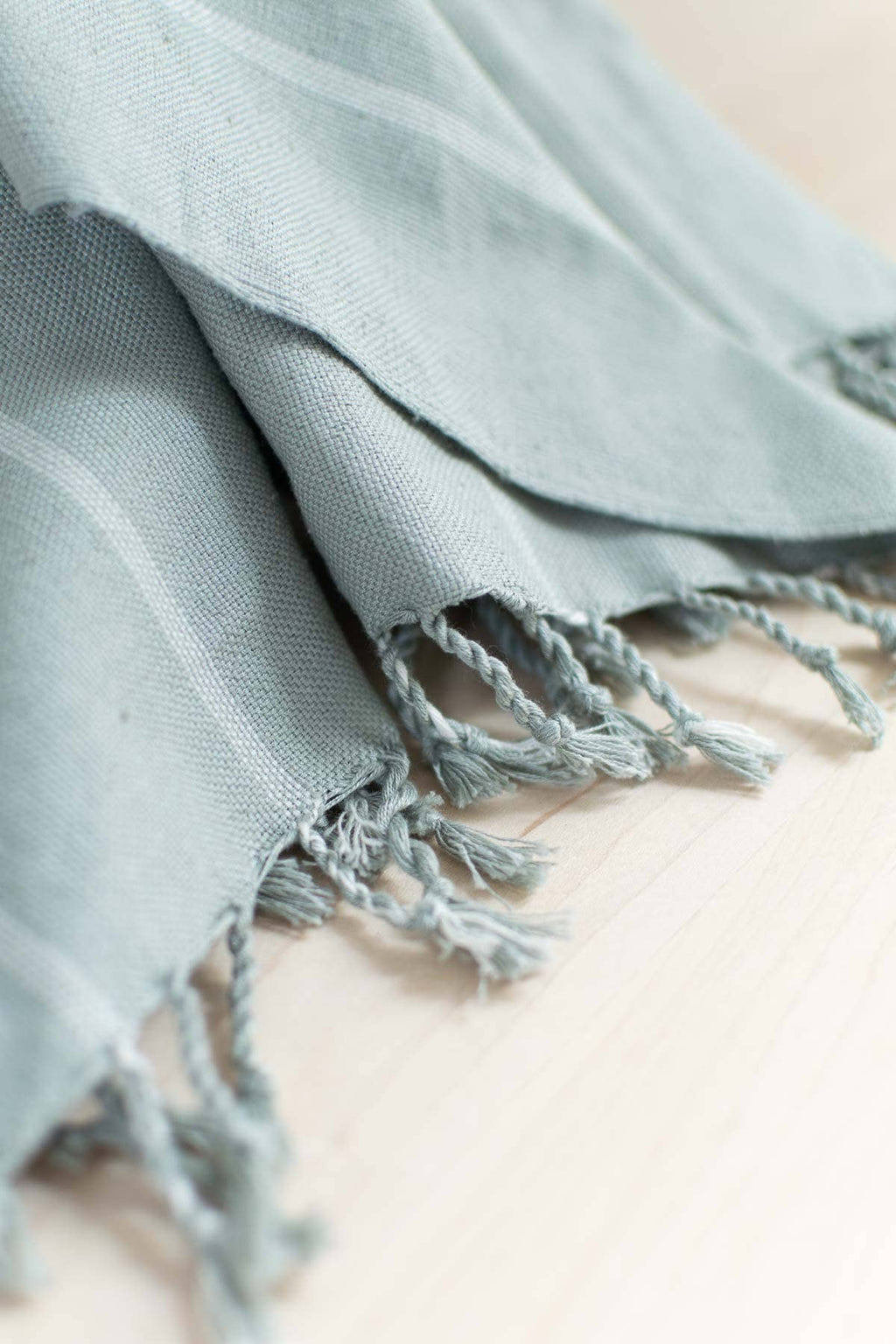 Oversized Woven Hand Towel - Sage Green