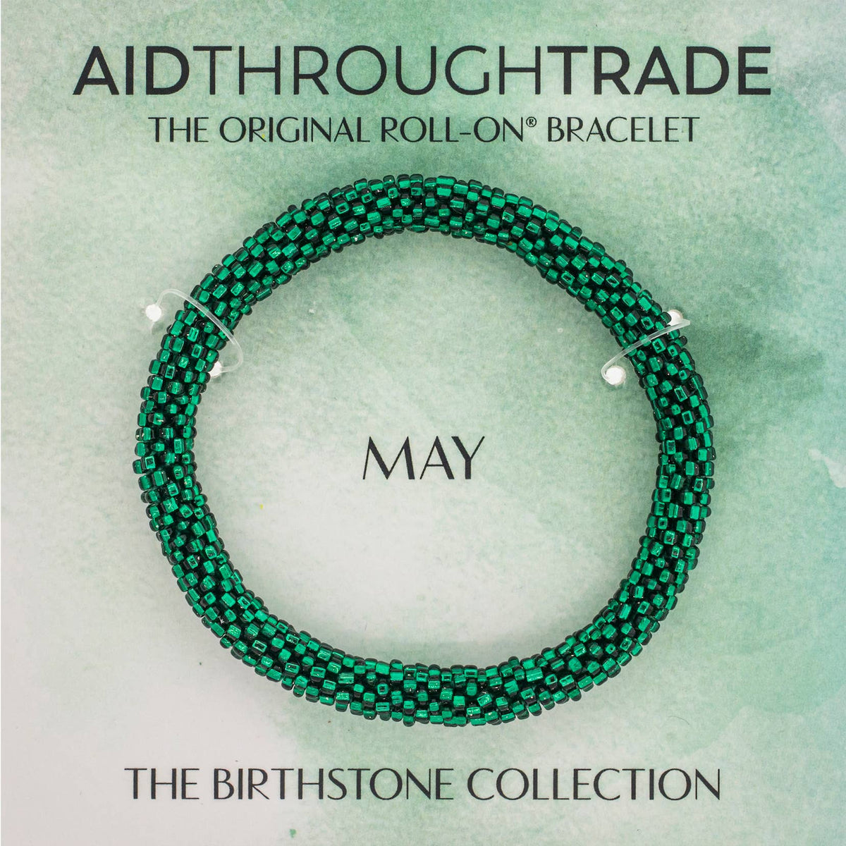 💎 May Roll-On® Birthstone Bracelet - Ideal Birthday Gift!
