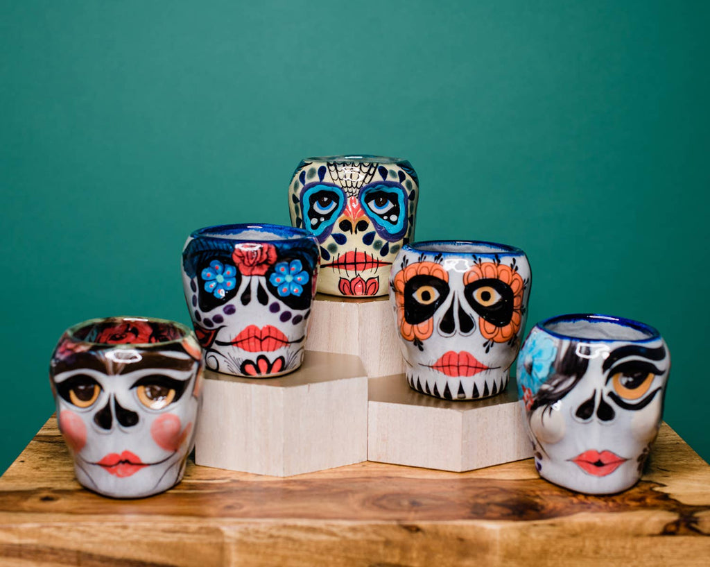 La Catrina Sugar Skull Skeleton Mug - Guatemala