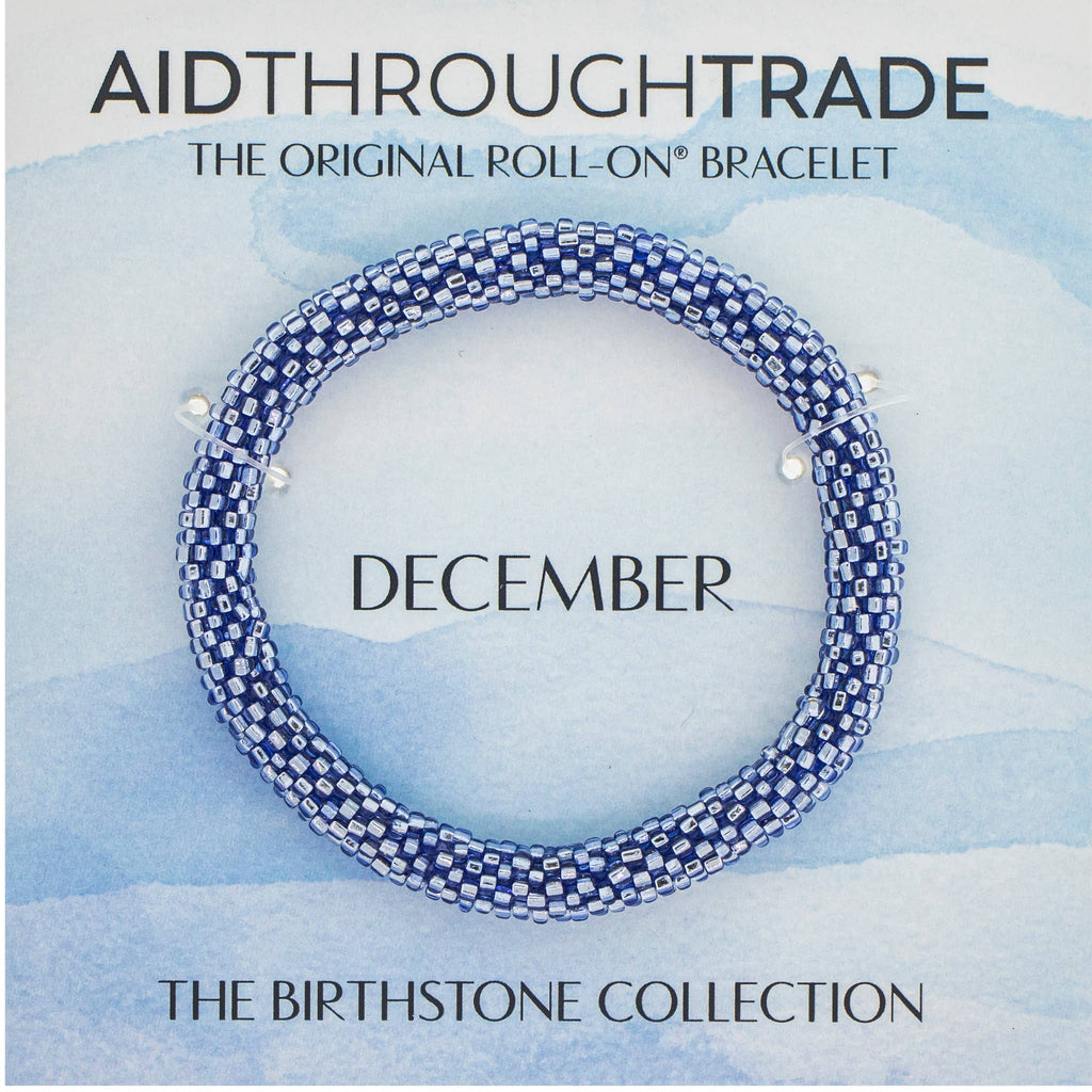 💎 December Birthstone Roll-On® Bracelet - Birthday Gift