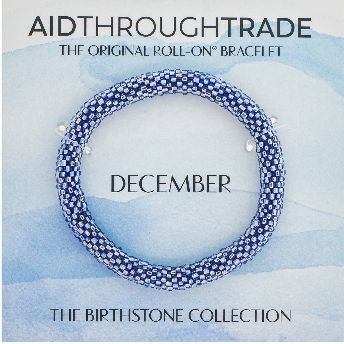 💎 December Birthstone Roll-On® Bracelet - Birthday Gift