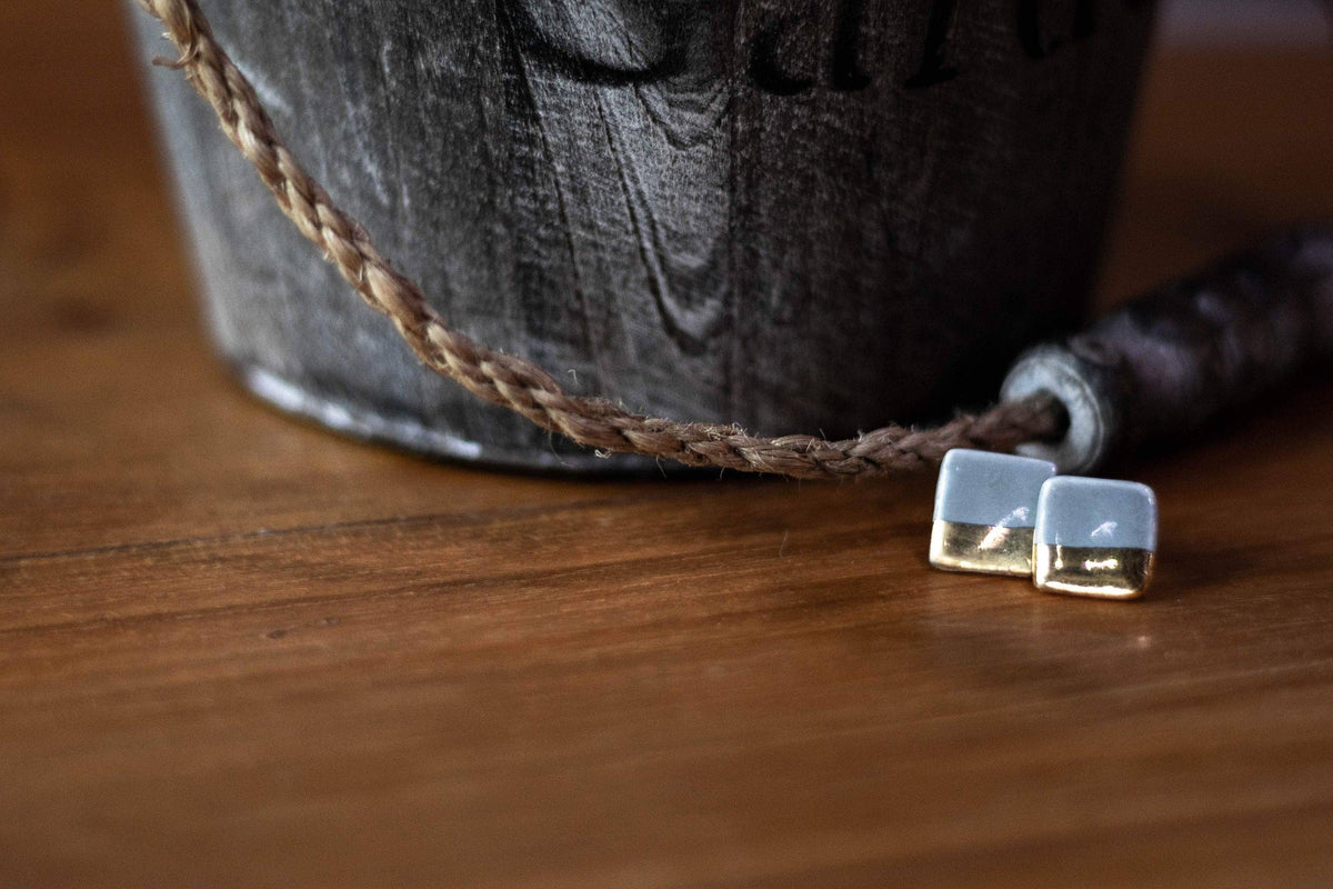 Shine Square Studs