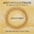 💎 November Birthstone Roll-On® Bracelet - Birthday Gift