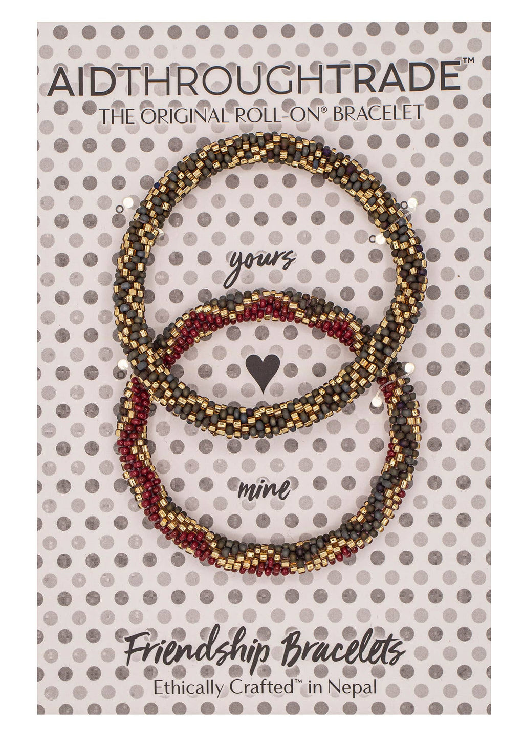 Garnet Roll-On® Friendship Bracelets