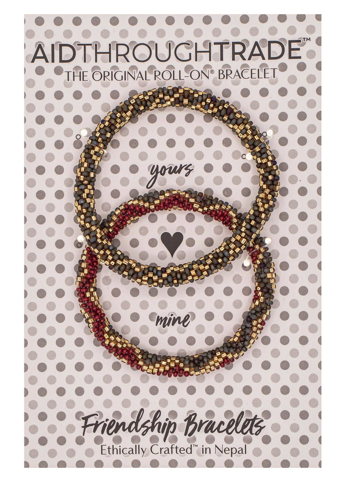 Garnet Roll-On® Friendship Bracelets