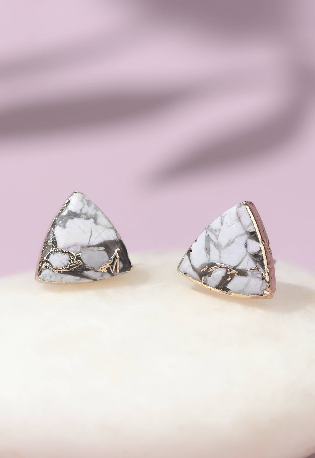 Haven Studs – White Turquoise