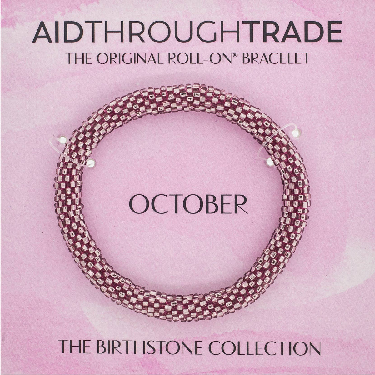 💎 October Birthstone Roll-On® Bracelet- Ideal Birthday Gift