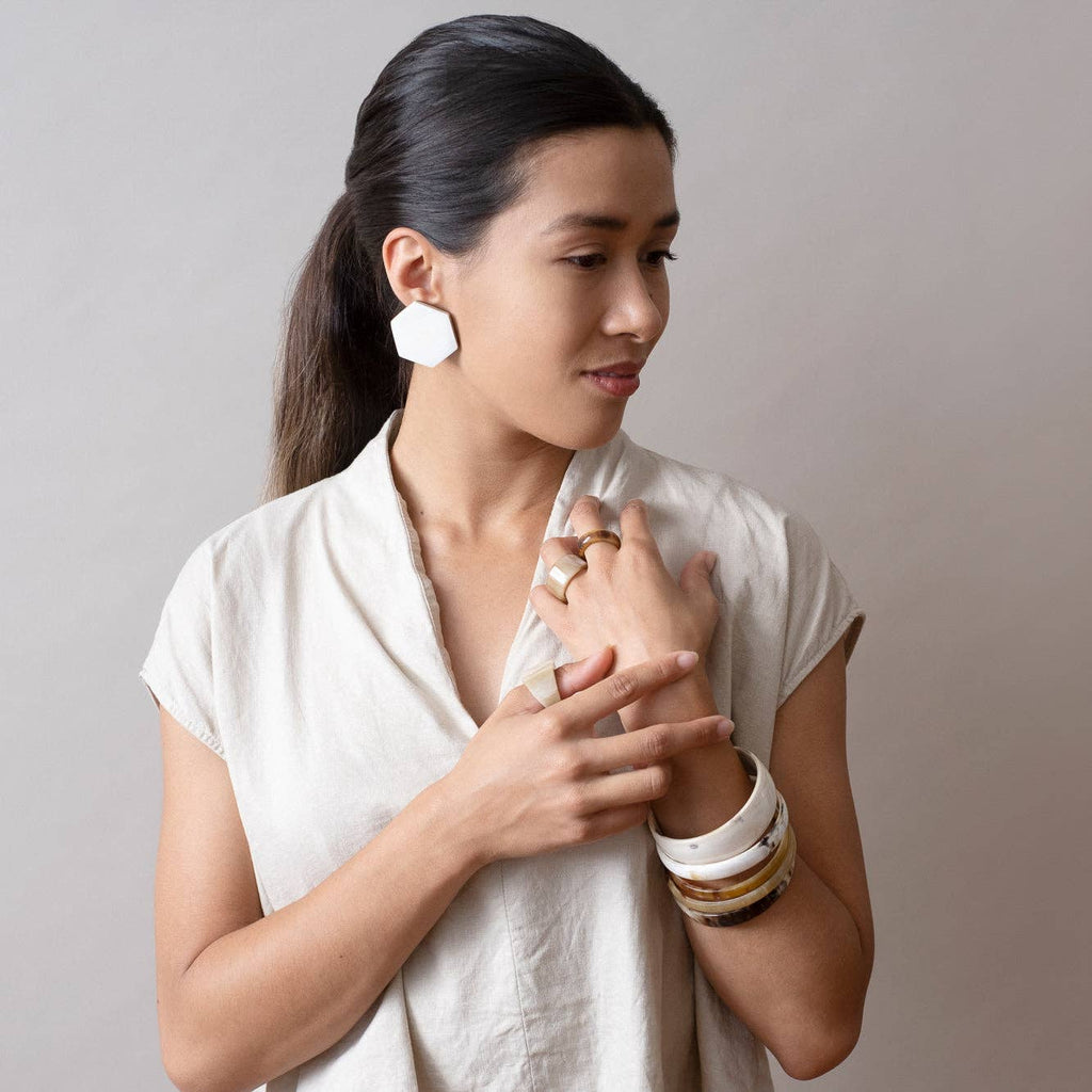 Horn Bangle - Medium
