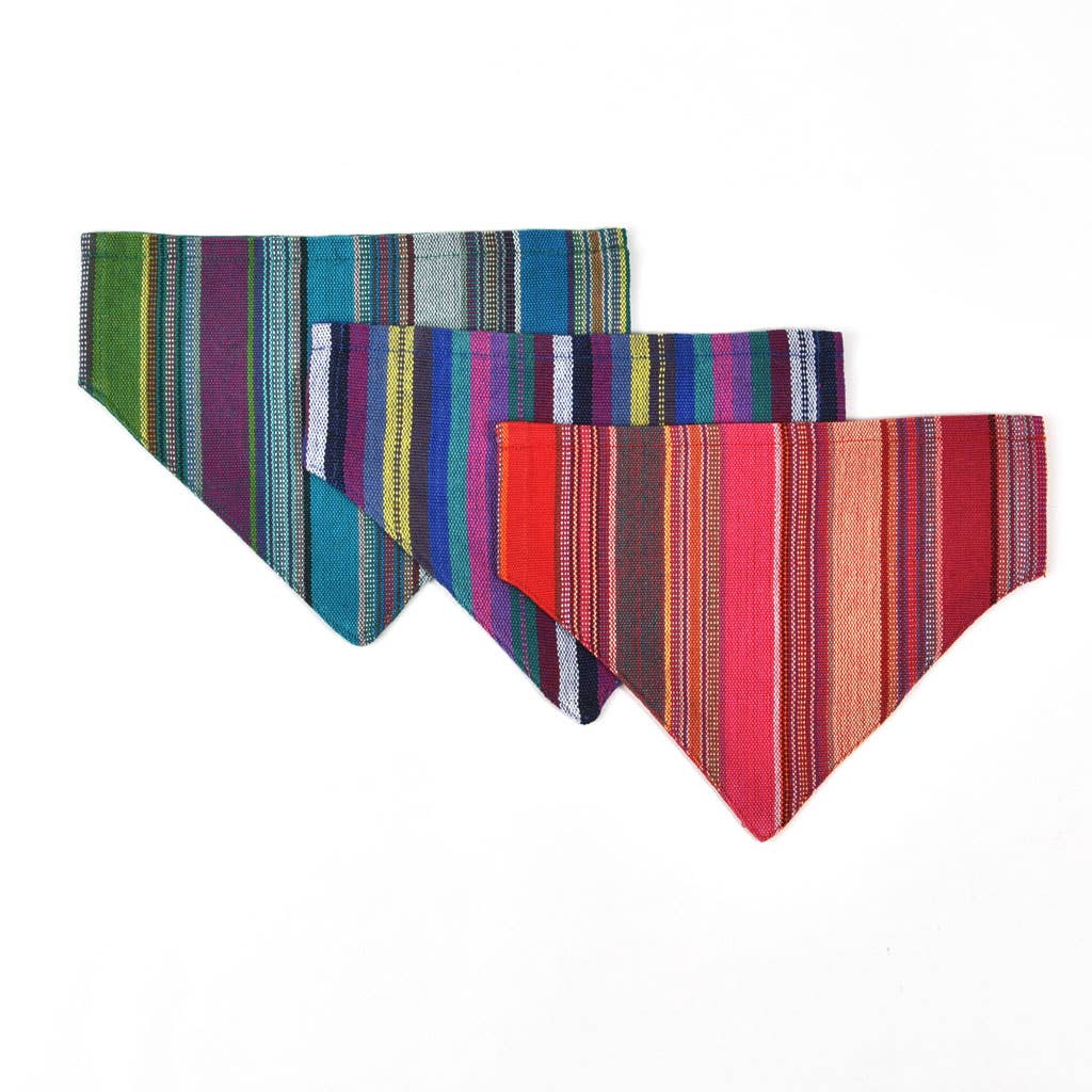 Hand Woven Over the Collar Dog Bandana