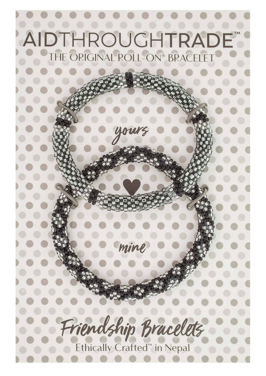 Platinum Roll-On® Friendship Bracelets | Set of 2