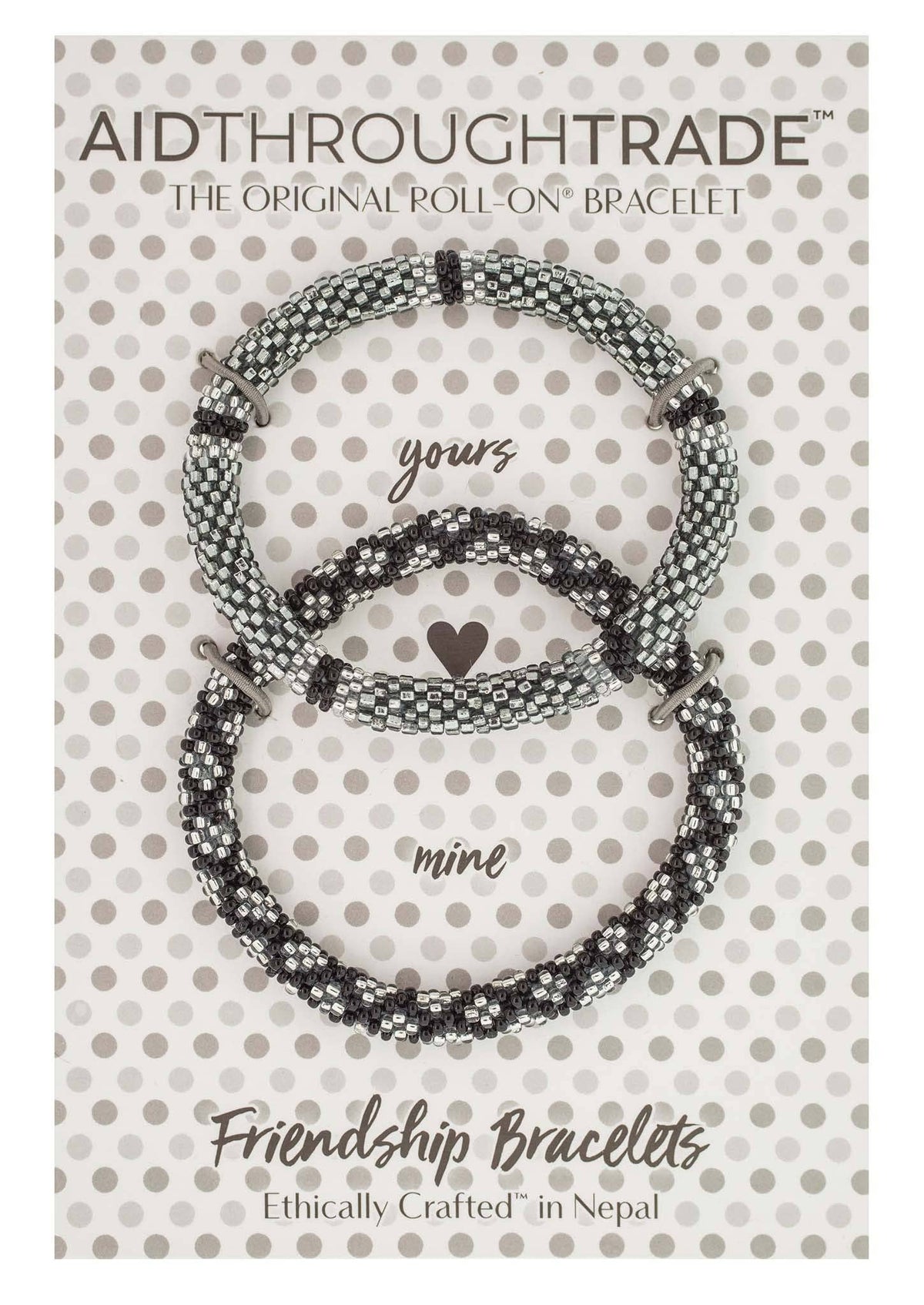 Platinum Roll-On® Friendship Bracelets | Set of 2