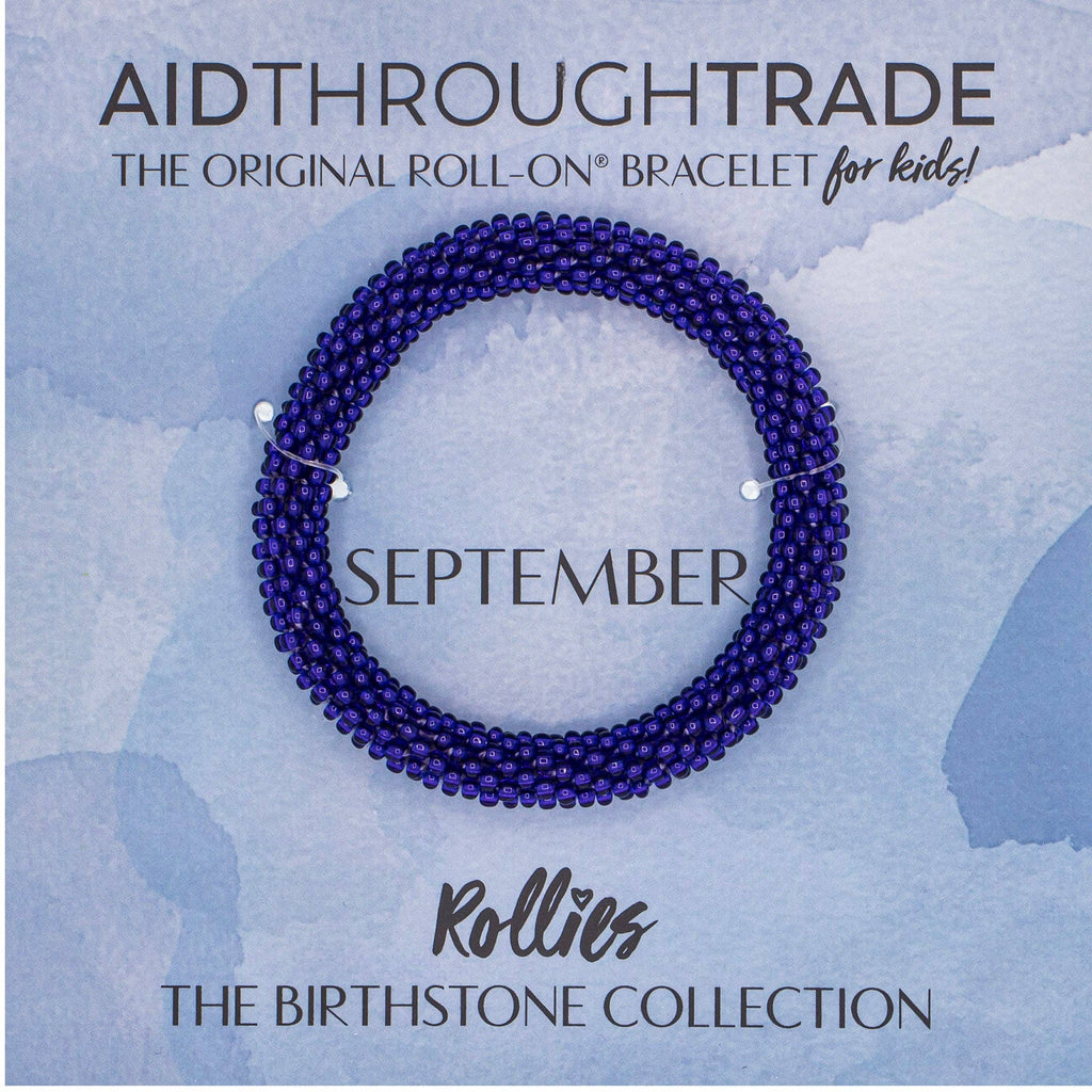 September Birthstone Rollies® for Kids - Birthday Bracelet