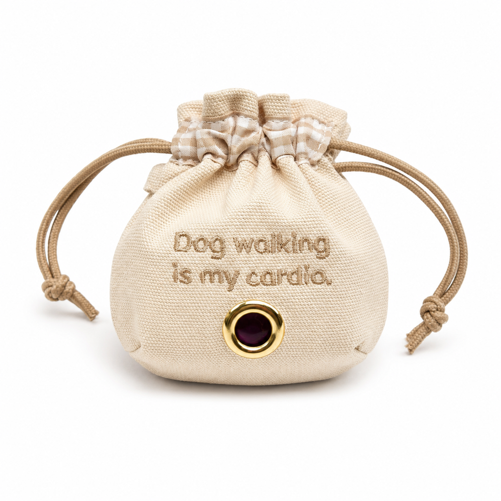 Lucky Pouch Poop Bag Holder | Oat
