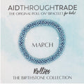 *NEW* March Birthstone Rollies® for Kids - Birthday Bracelet