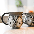 Gris Hand-Painted Ceramic Coffee Mug