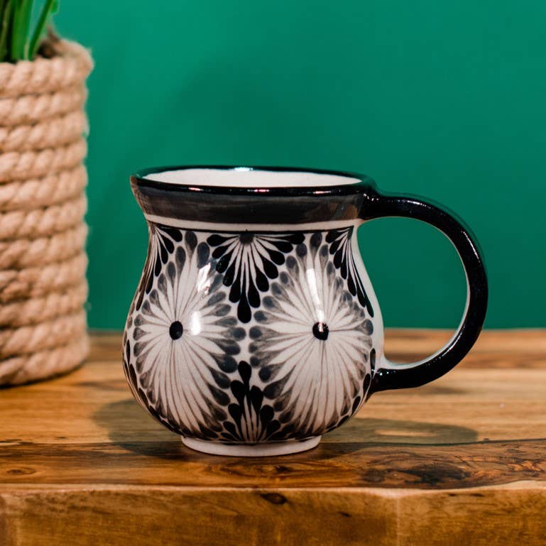 Gris Hand-Painted Ceramic Coffee Mug