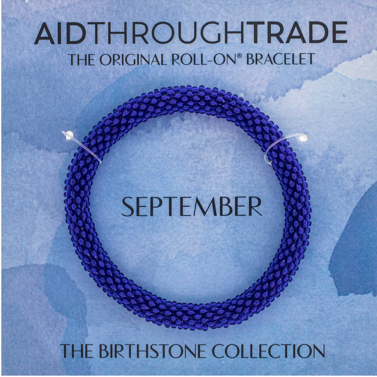 💎 September Birthstone Roll-On® Bracelet - Birthday Gift