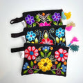 Florencia Hand Embroidered Pouch - Assorted