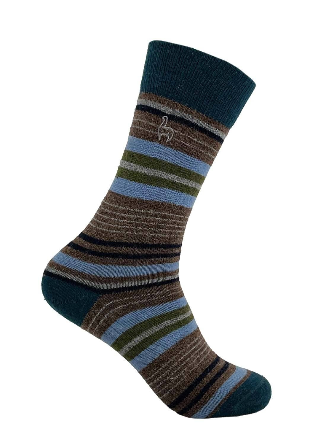 Alpaca Socks-Stripe-Riverun