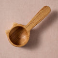 Kijiko Olive Wood Cat Coffee Scoop