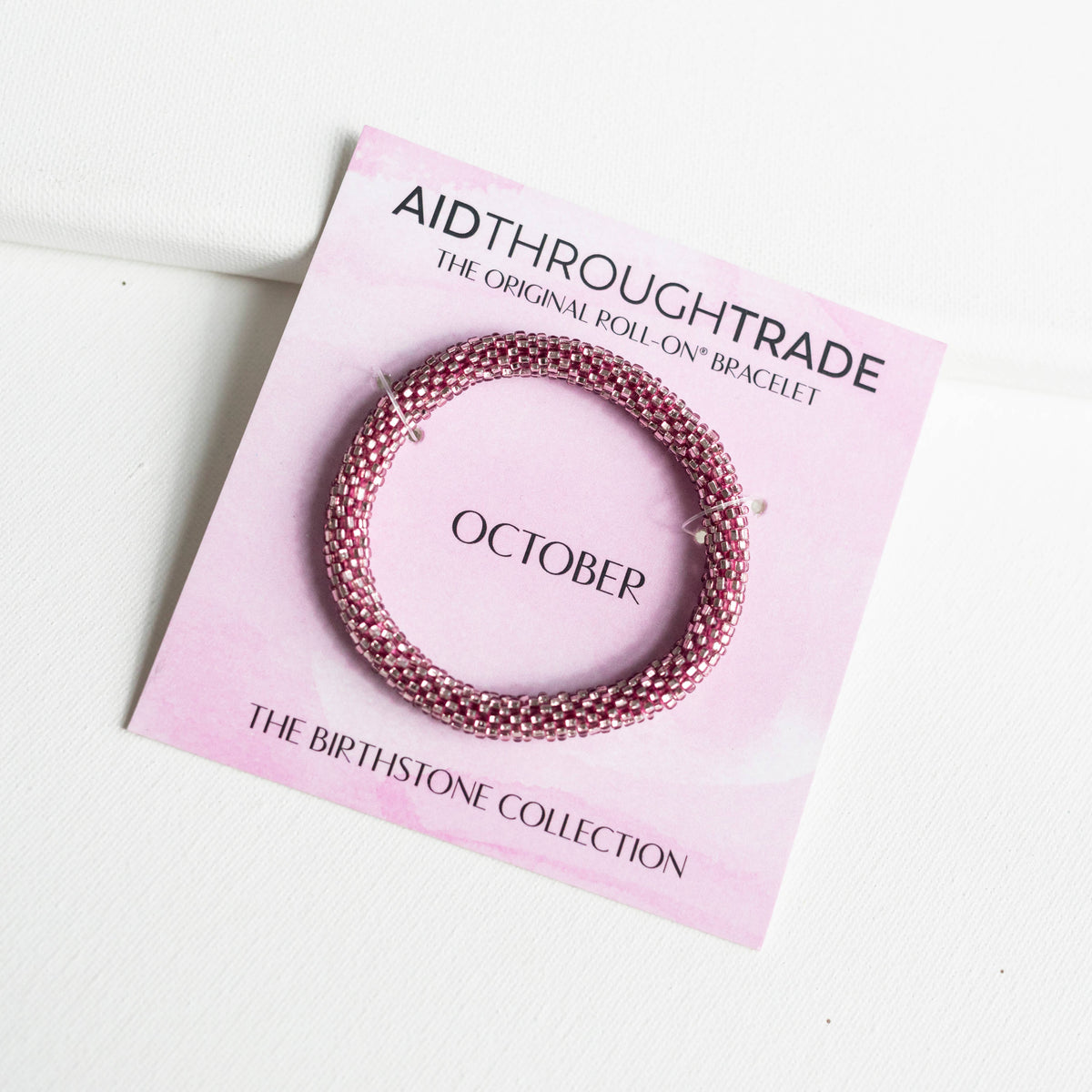 💎 October Birthstone Roll-On® Bracelet- Ideal Birthday Gift