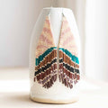 Beaded Fringe Earrings in Puesta del Sol