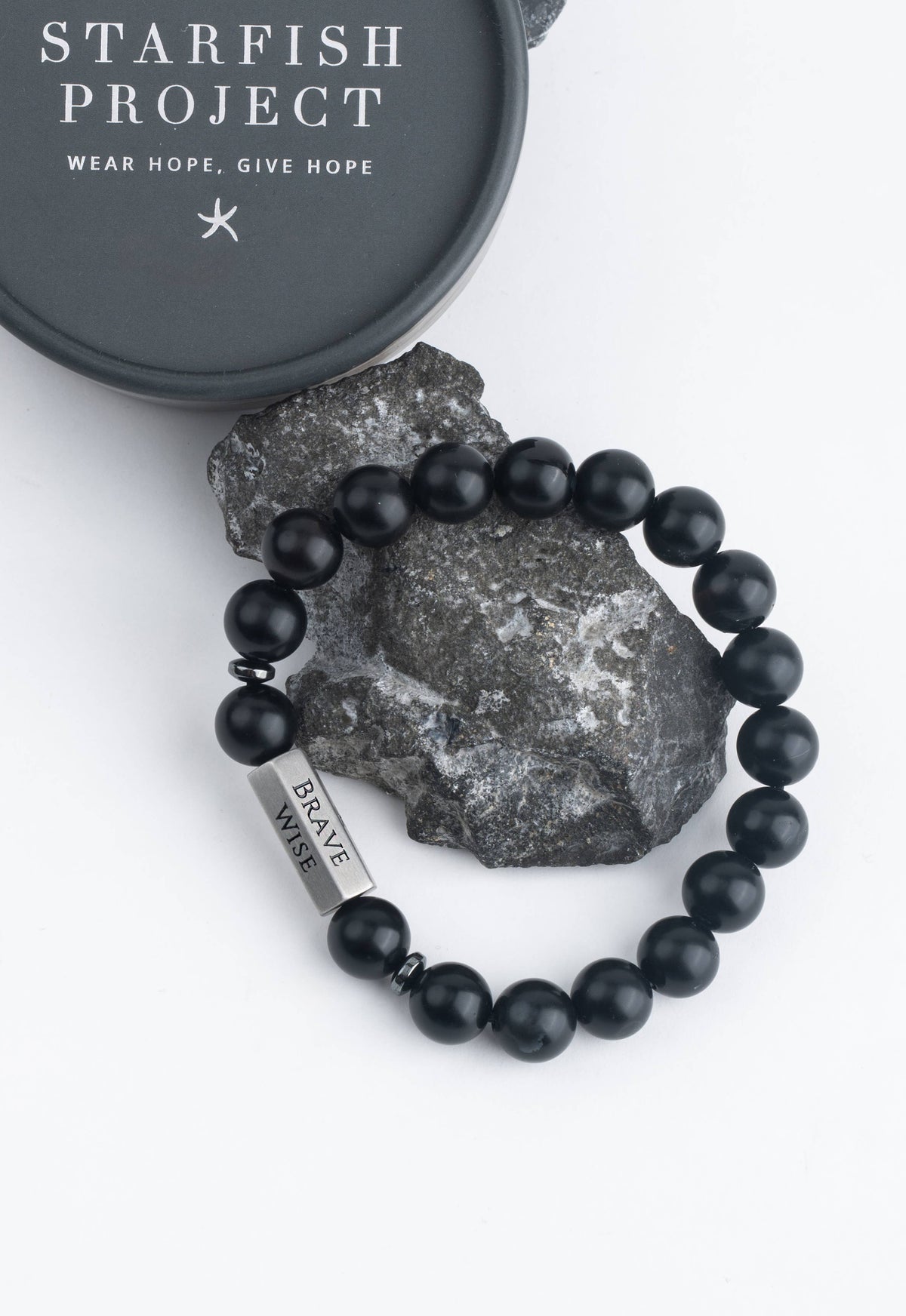 The Pillar Bracelet – Matte Black