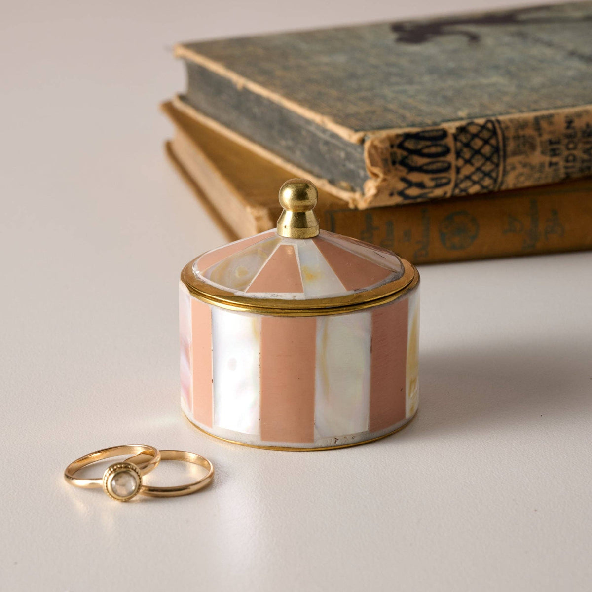 Sarkas Mother of Pearl Box - Peach