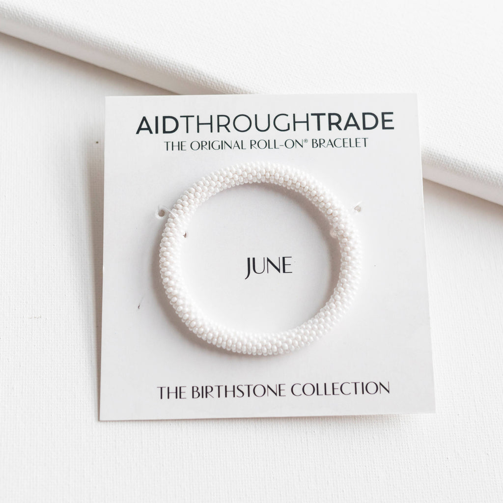 💎 June Birthstone Roll-On® Bracelet - Ideal Birthday Gift
