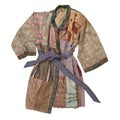 Kantha Stitch Sari Bathrobe