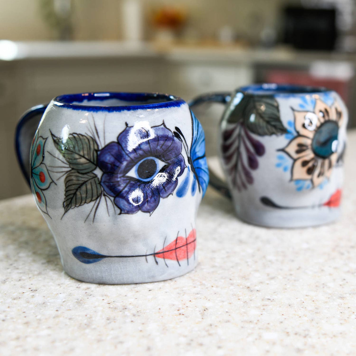 La Catrina Sugar Skull Skeleton Mug - Guatemala