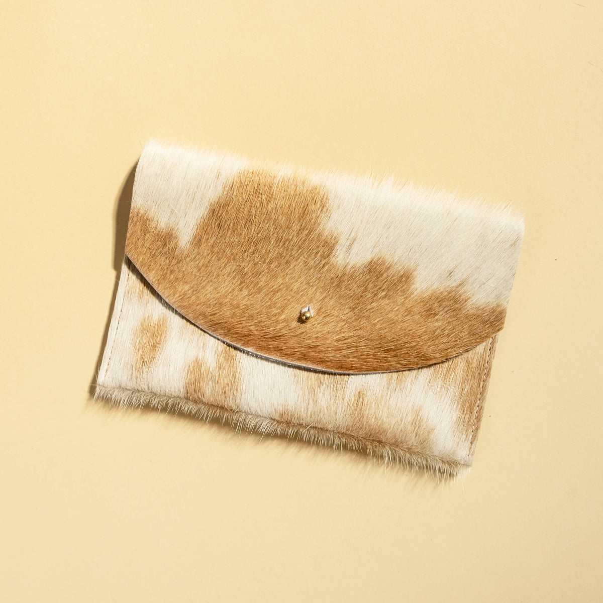 Envelope Pouch - Caramel Hair on Hide