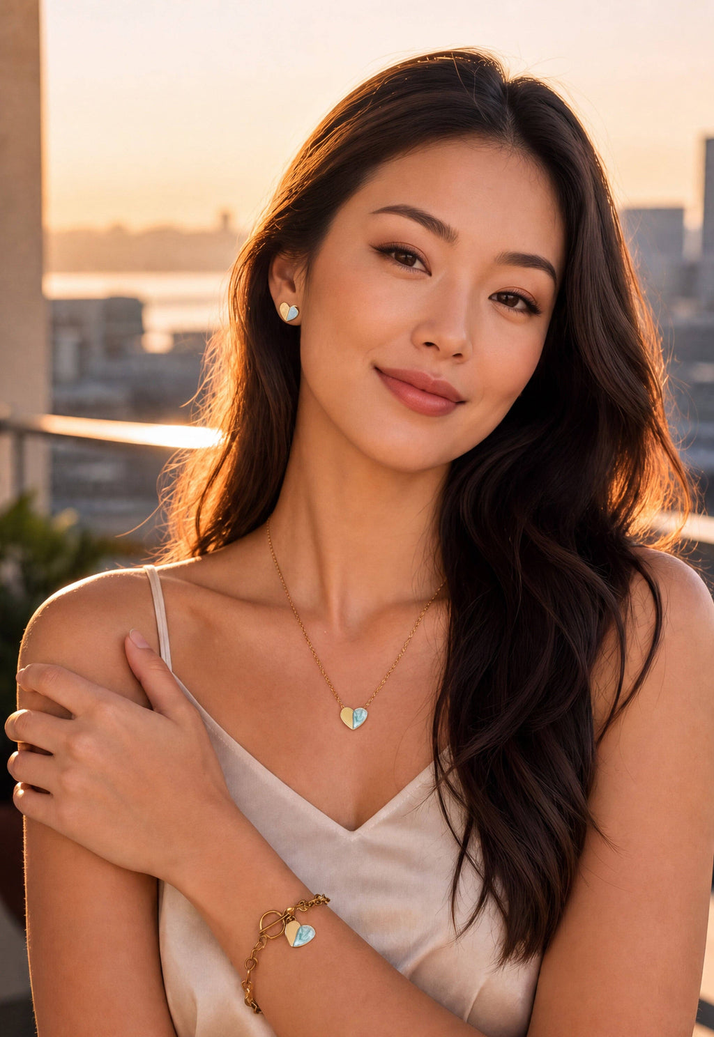 Give Hope Necklace in Mint
