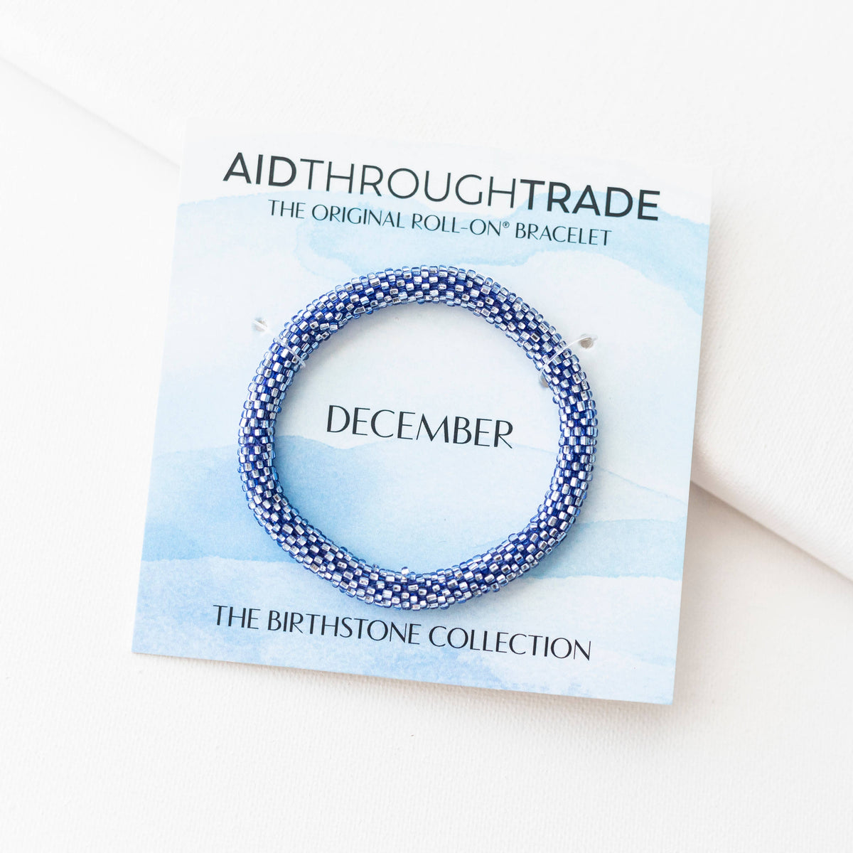 💎 December Birthstone Roll-On® Bracelet - Birthday Gift