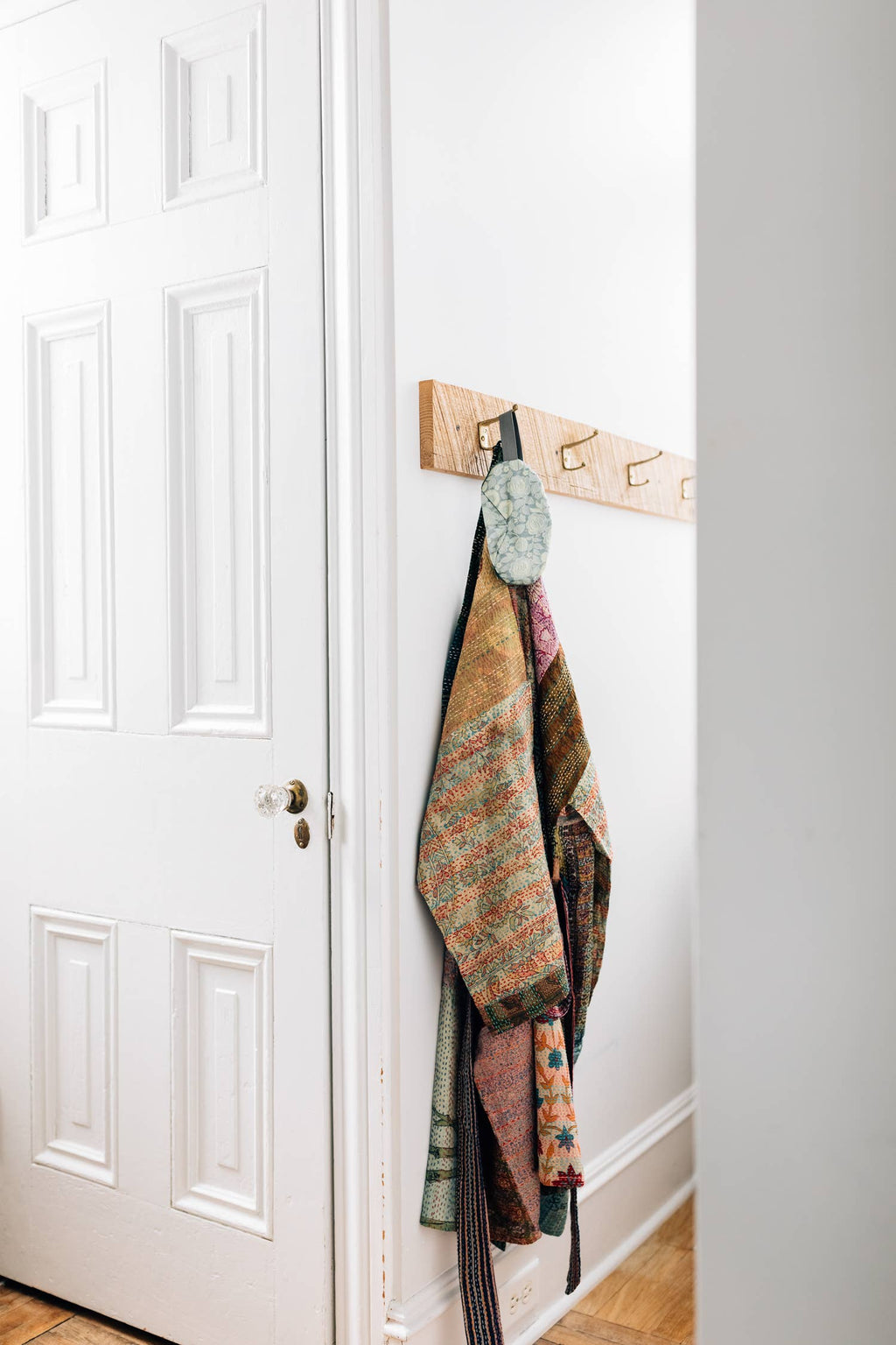Kantha Stitch Sari Bathrobe