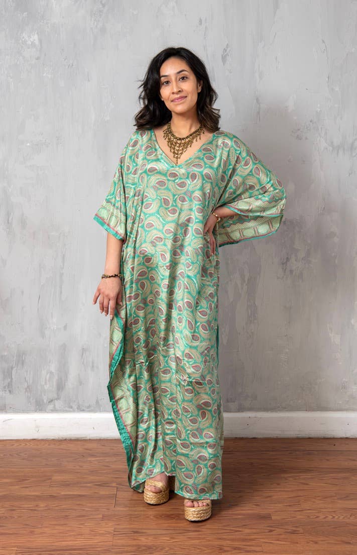 Sari Kaftan - Perfect Summer/Resort Wear!