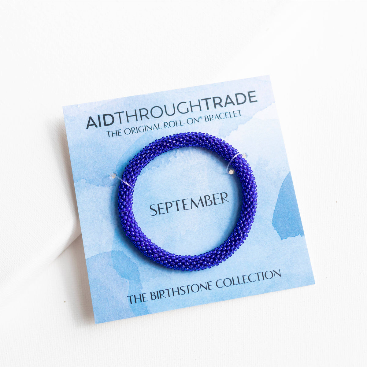 💎 September Birthstone Roll-On® Bracelet - Birthday Gift