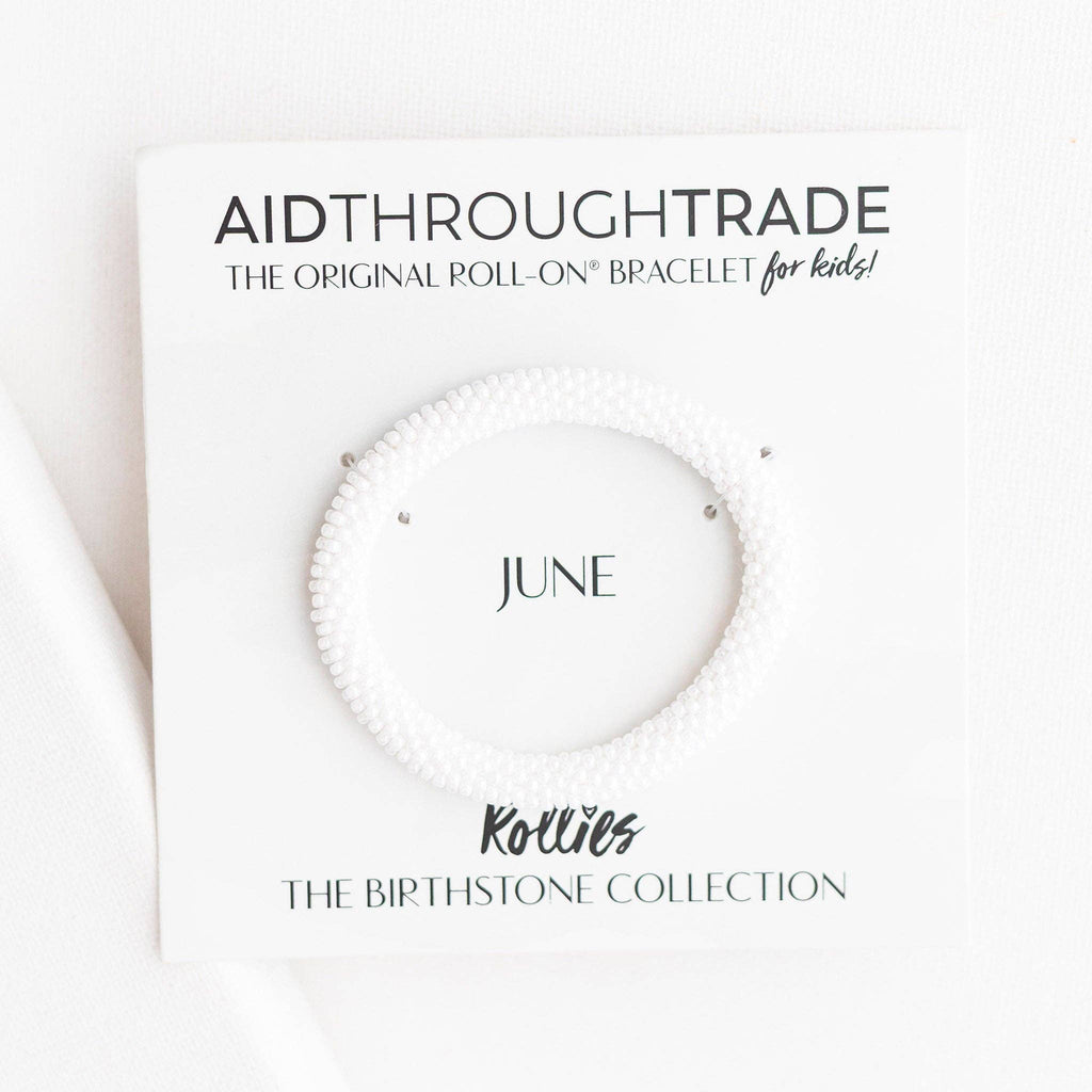 *NEW* June Birthstone Rollies® for Kids - Birthday Bracelet