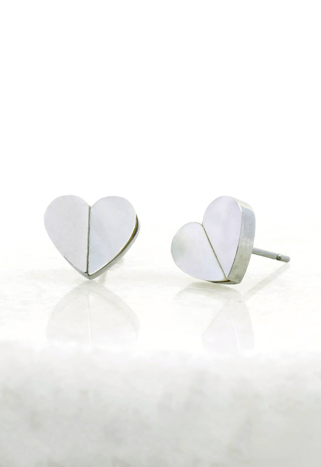 Give Hope Earrings in Silver and Mother of Pearl