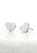 Give Hope Earrings in Silver and Mother of Pearl