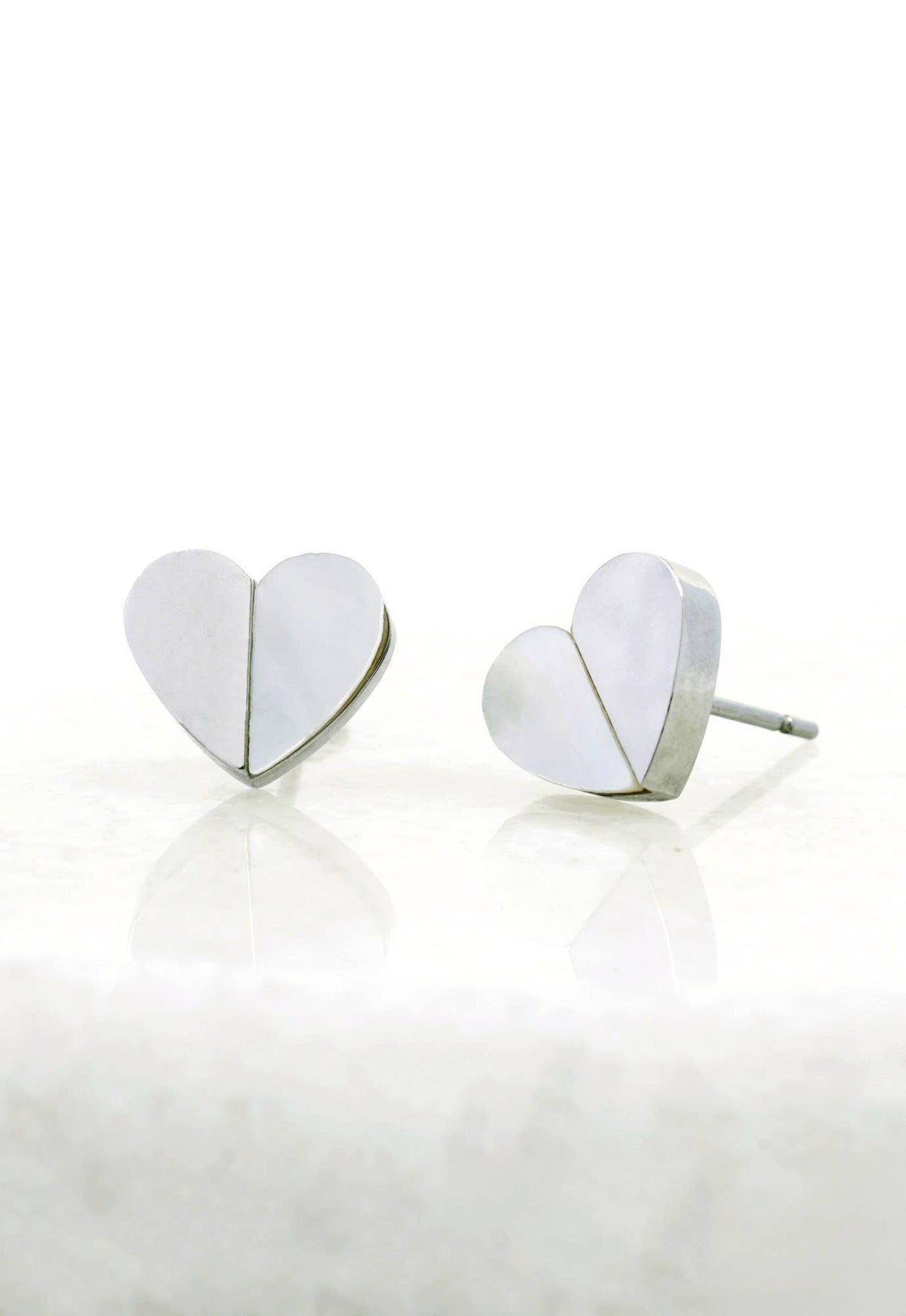 Give Hope Earrings in Silver and Mother of Pearl