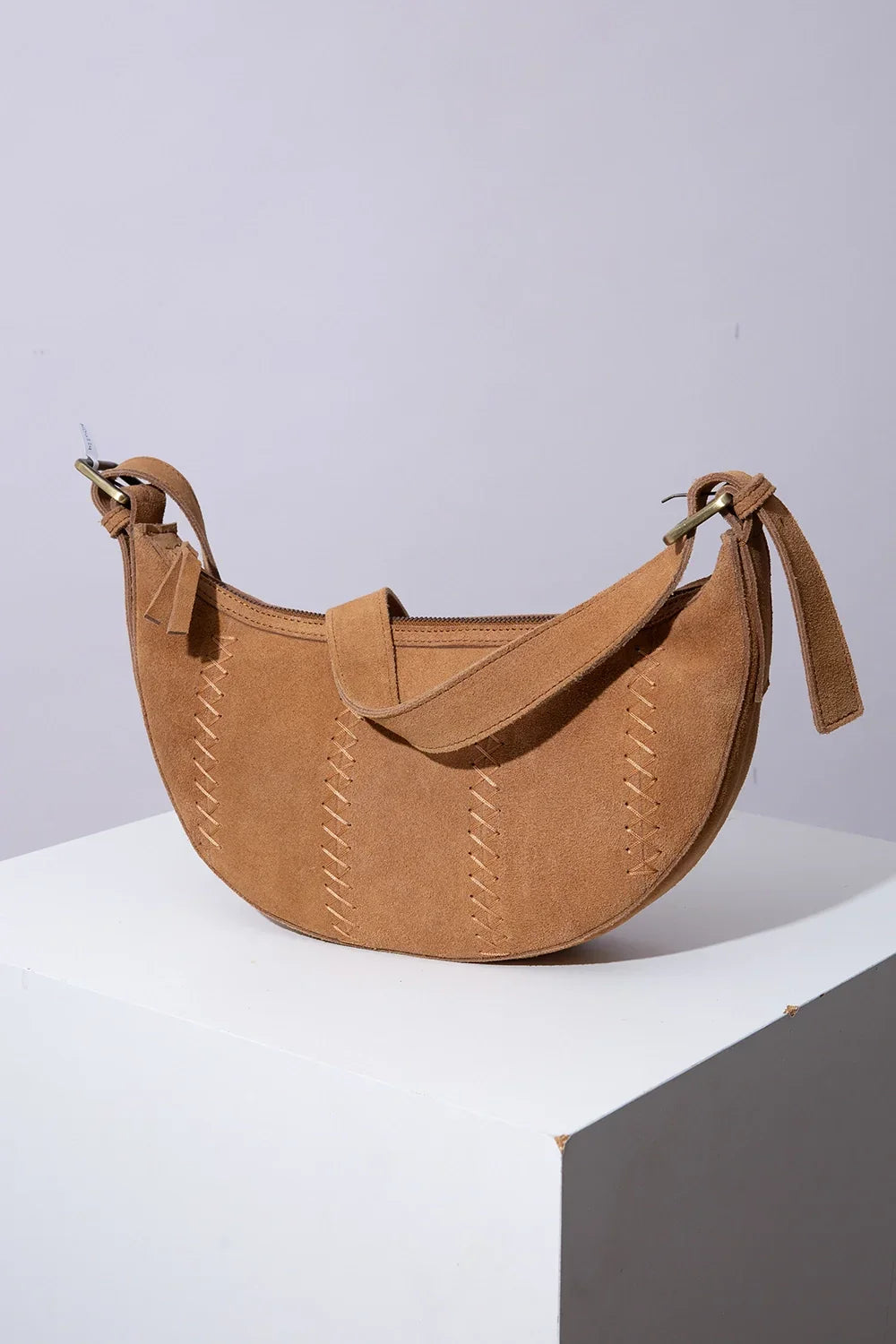 Crescent Sling, Western Suede