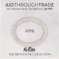 *NEW* April Birthstone Rollies® for Kids - Birthday Bracelet