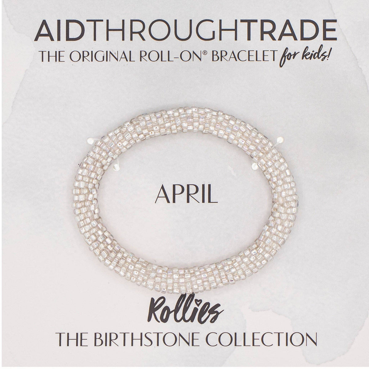 *NEW* April Birthstone Rollies® for Kids - Birthday Bracelet