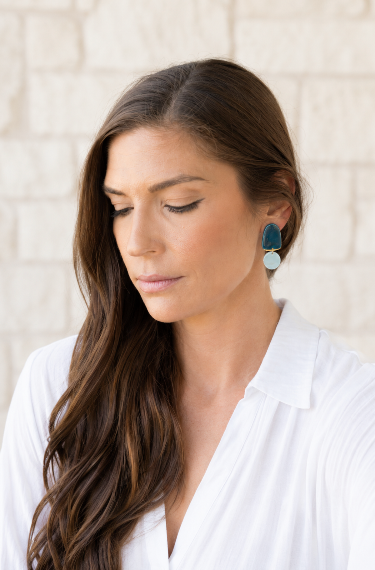 Tonal Two-Piece Midi Earrings