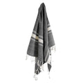 Oversized Woven Hand Towel - Stripes
